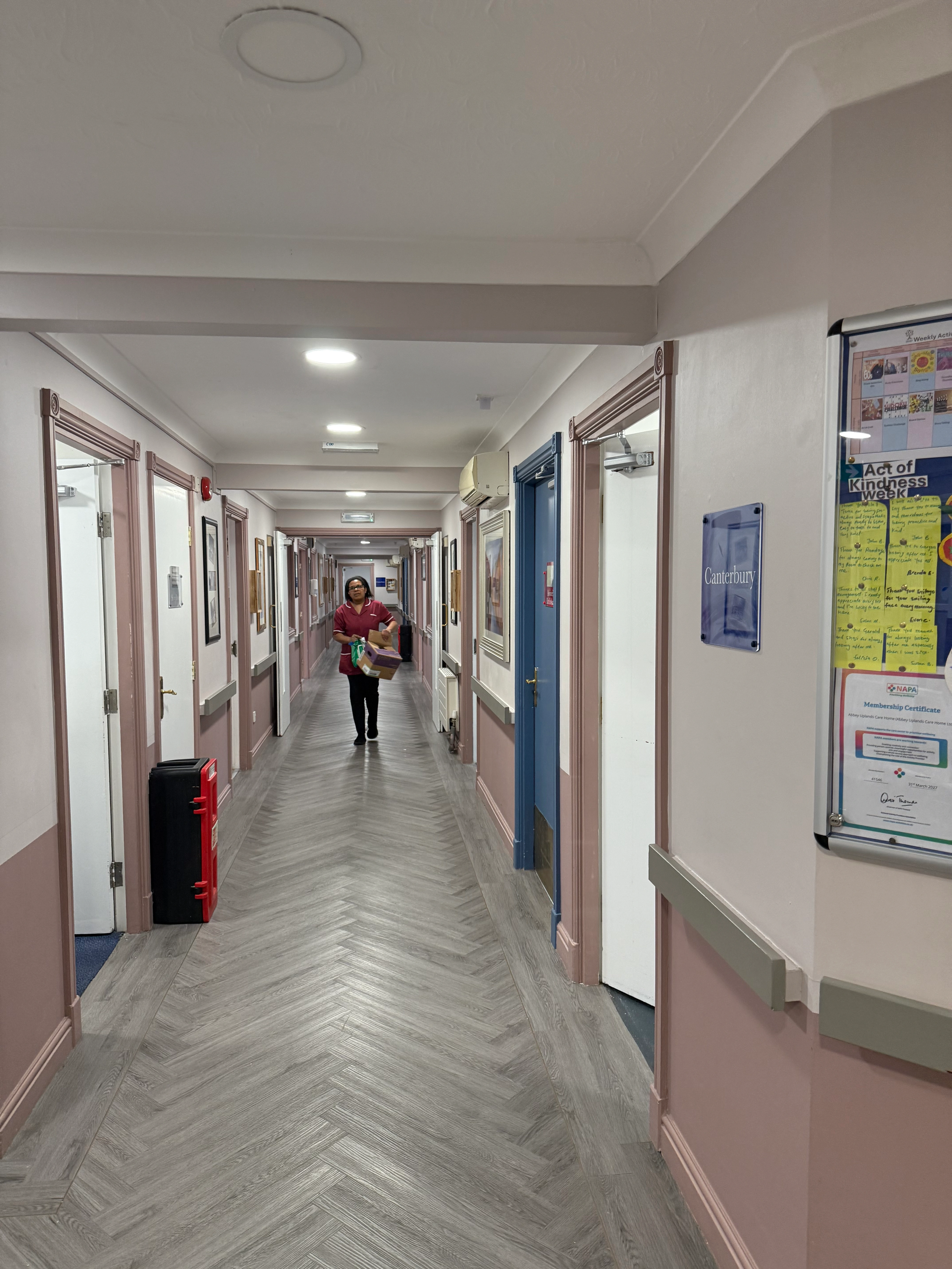 Specialist dementia care at Uplands Care Home - activity session
