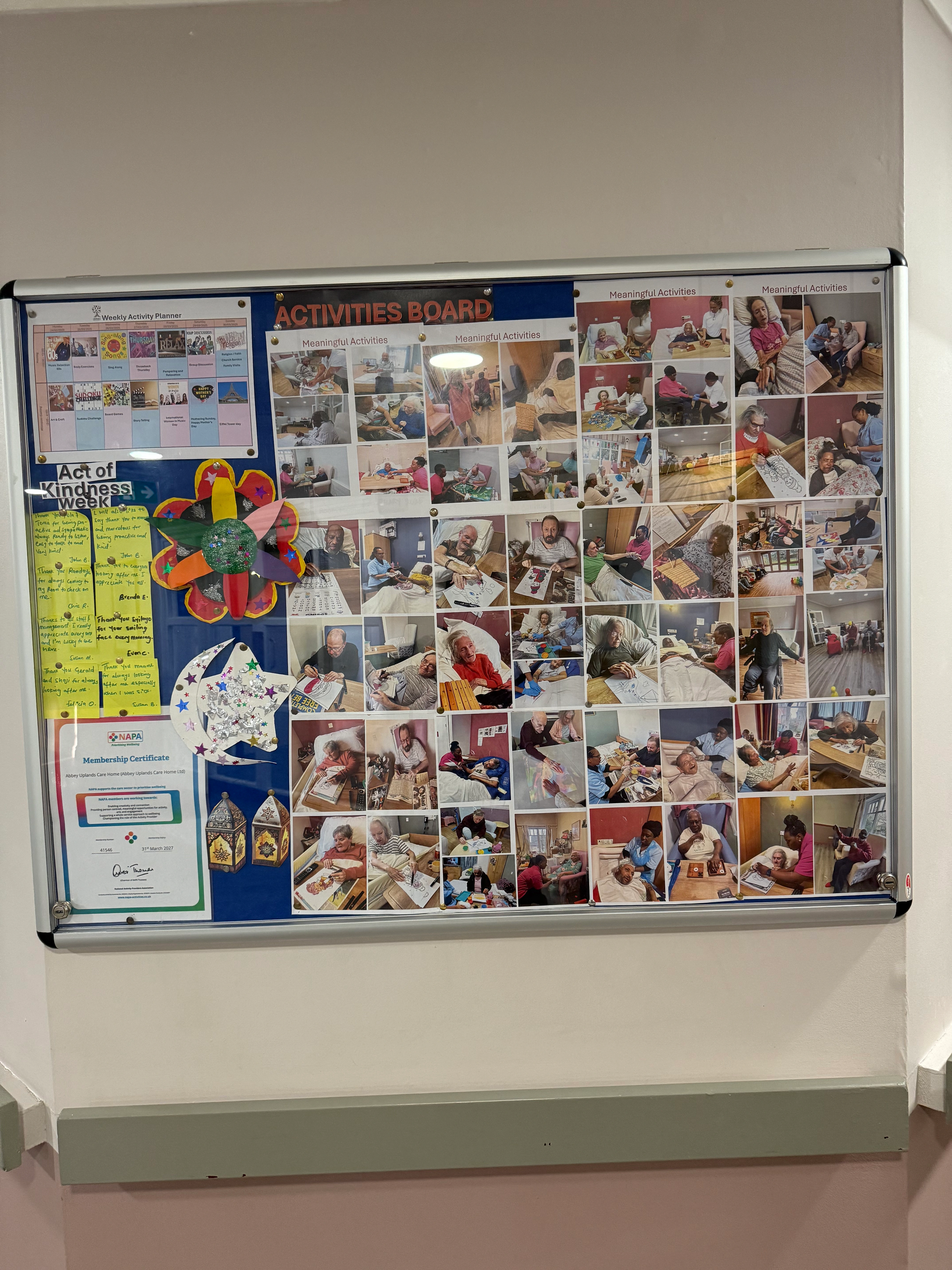 Uplands Care Home setting